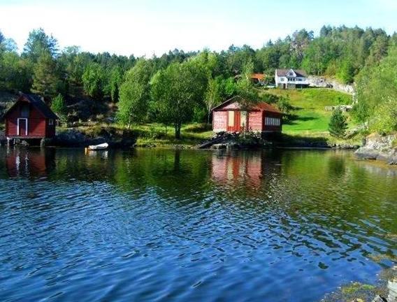 Holtarheim, Holidayhouse, Boat Included Eikefjord Bagian luar foto